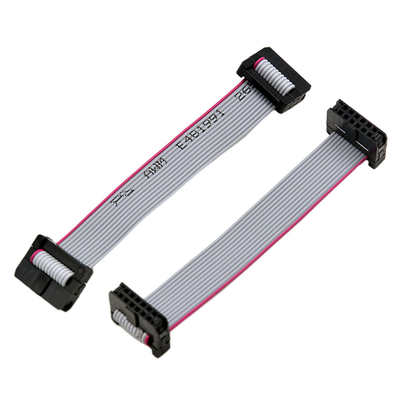 Assemblaggi cavi piani del nastro IDC con il Pin doppio 6 Pin Connector di fila 2x3 del passo di 2.00mm