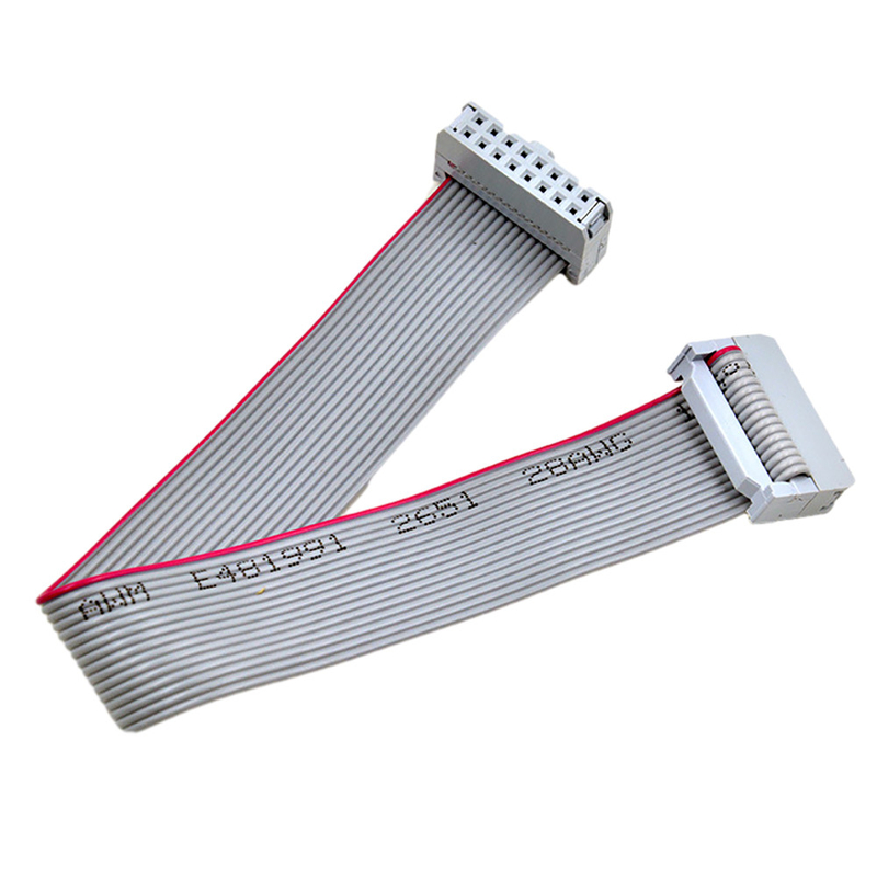 doppio tipo piano spina maschio del cavo a nastro di fila IDC di 2.54mm UL2651 di 28AWG