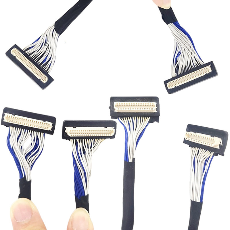 Cavo su ordinazione di DF9 31pin LVDS, tipo del connettore del passo di Flex Coaxial Cable 1mm