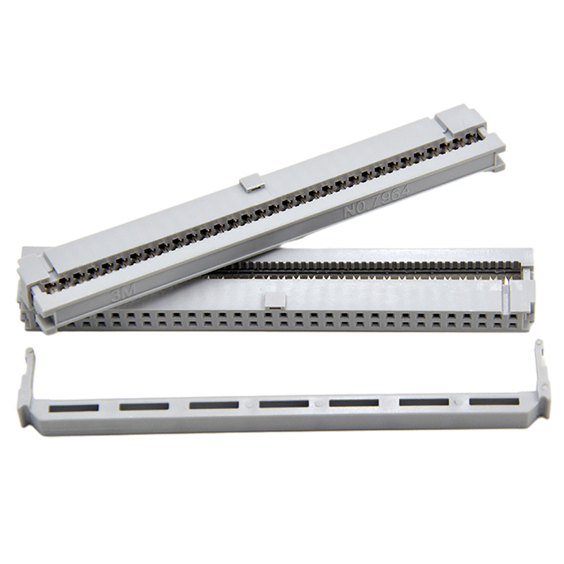 64 contatto Gray Insulation For Flat Cable del connettore di Pin 2,54 millimetro IDC singolo