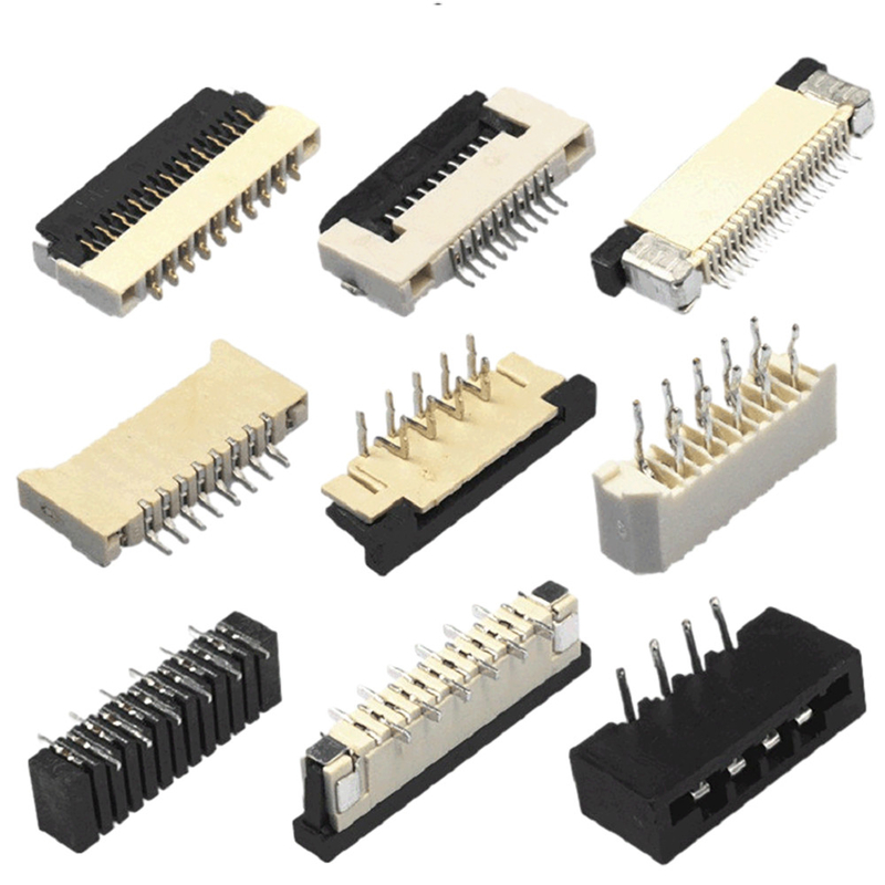 Connettore di Pin FFC della IMMERSIONE 40 di SMT ZIF con il passo di 0.5mm 0.8mm 1.0mm