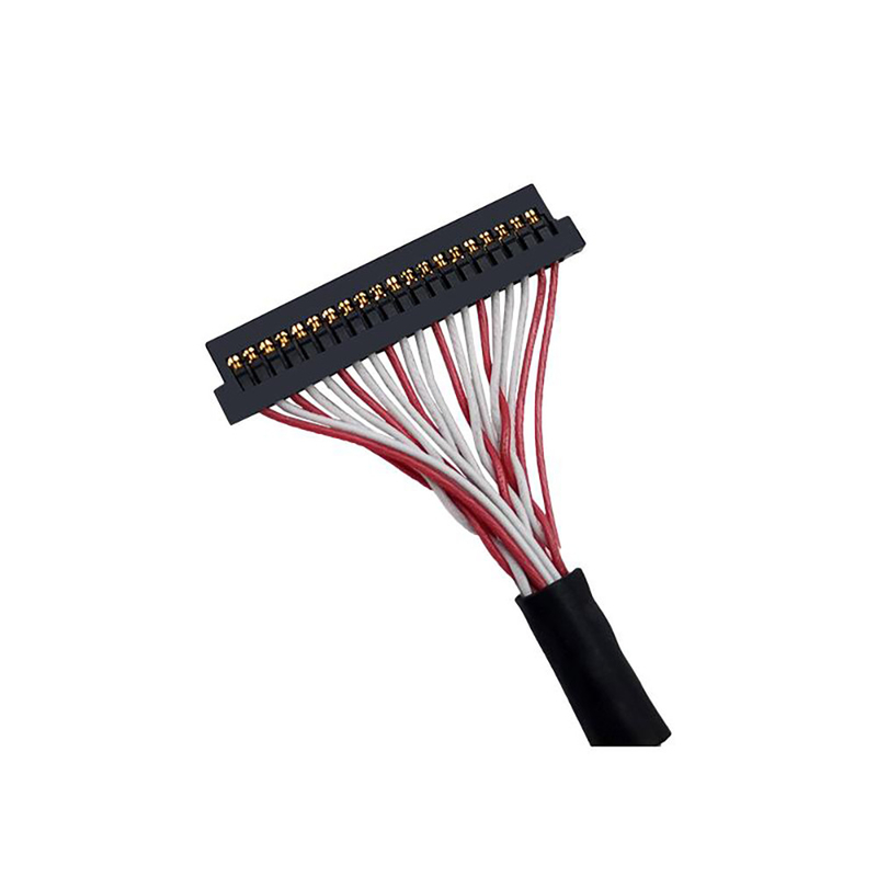 Assemblaggio di imbracatura per cavo multicore 32AWG per contatti di connettore
