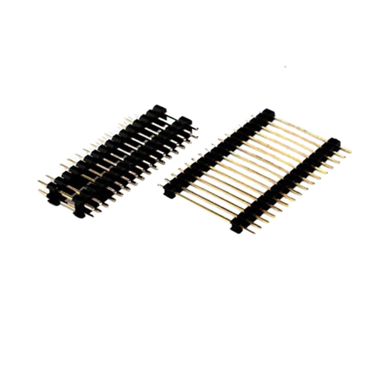 Connettore per PCB Gold Flash 2.0mm Pitch Through Hole Pin Header 2.54mm Pitch Male
