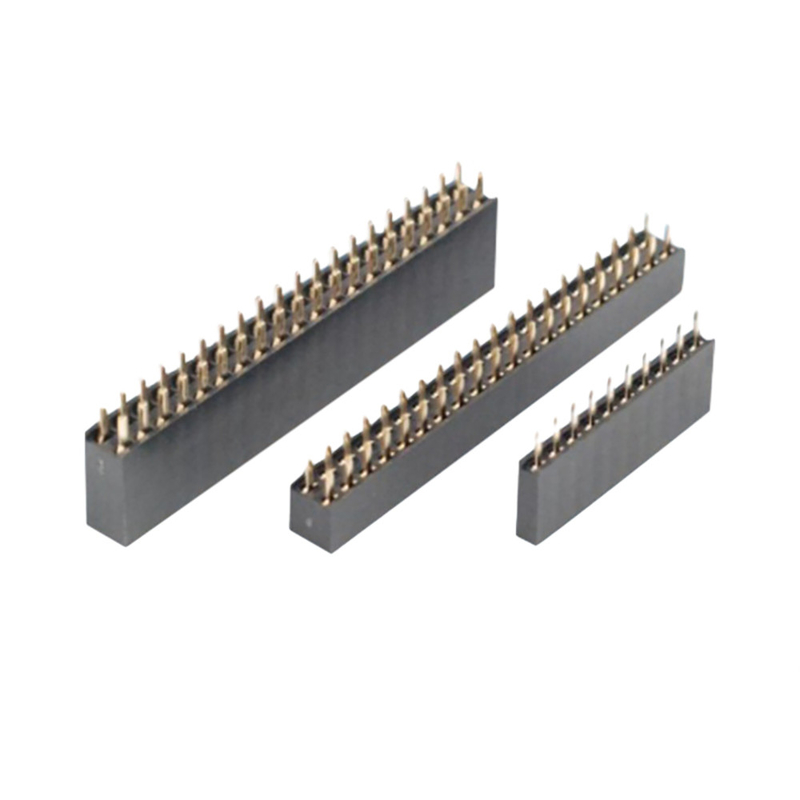 Connettore femminile per PCB ad angolo retto 0.5A a 3A attraverso il foro 2.54mm 2.0mm Pitch