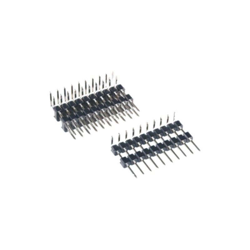1.27mm Pitch SMT Pin Header PCB Connector doppia fila 4P a 60P THT